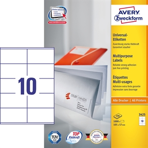 Avery ILC univerzalne etikete 105 x 57 mm, 1000 kos.